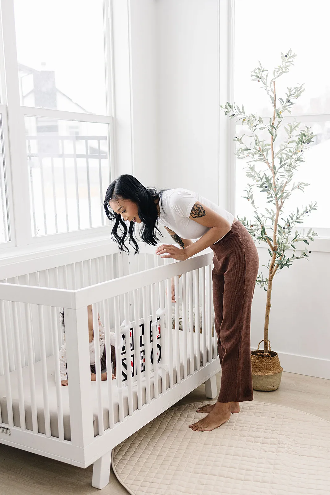 Large, Double-Sided Baby Mirror with High Contrast Images