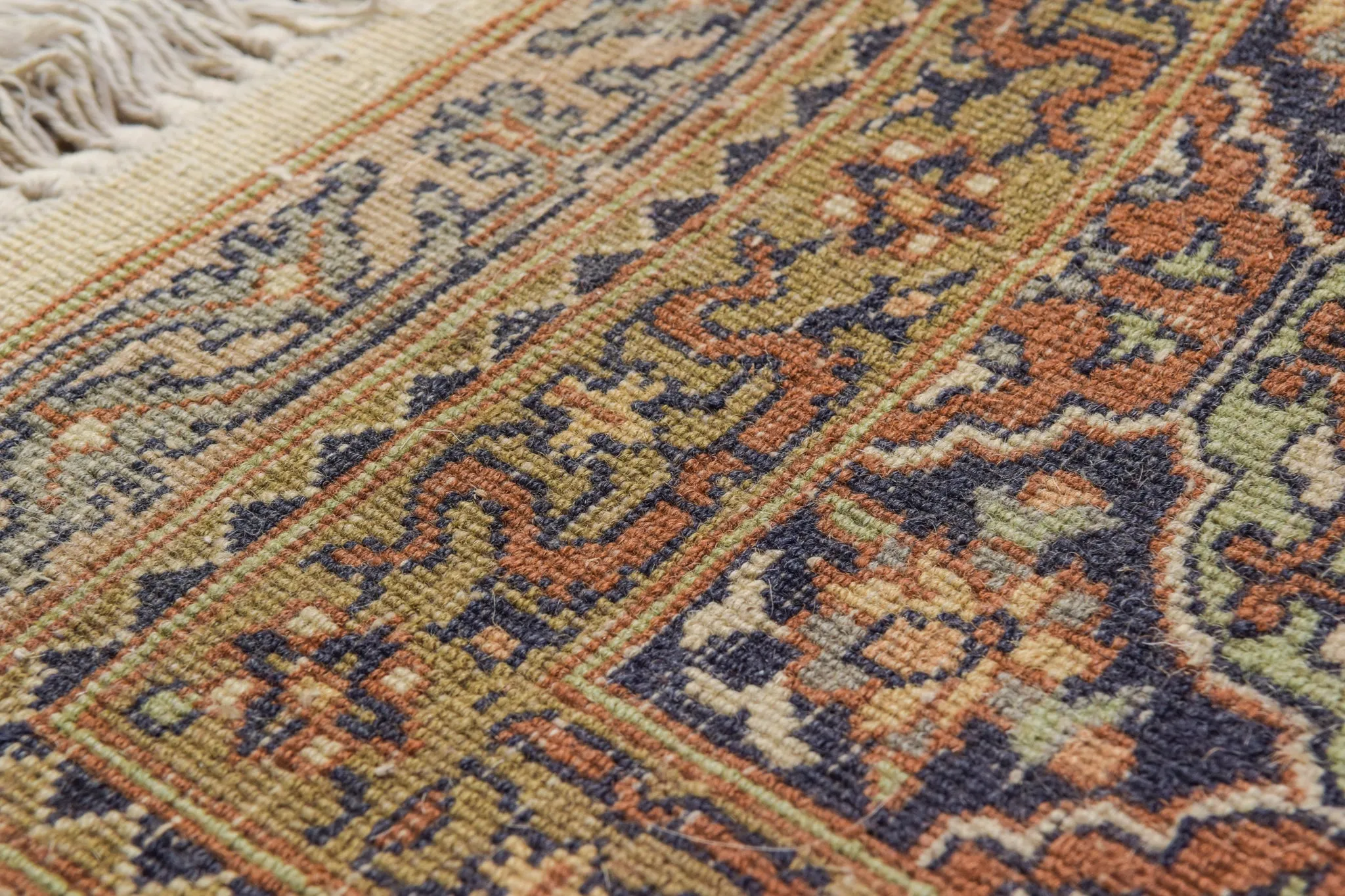 Large - Handwoven Beige Rug