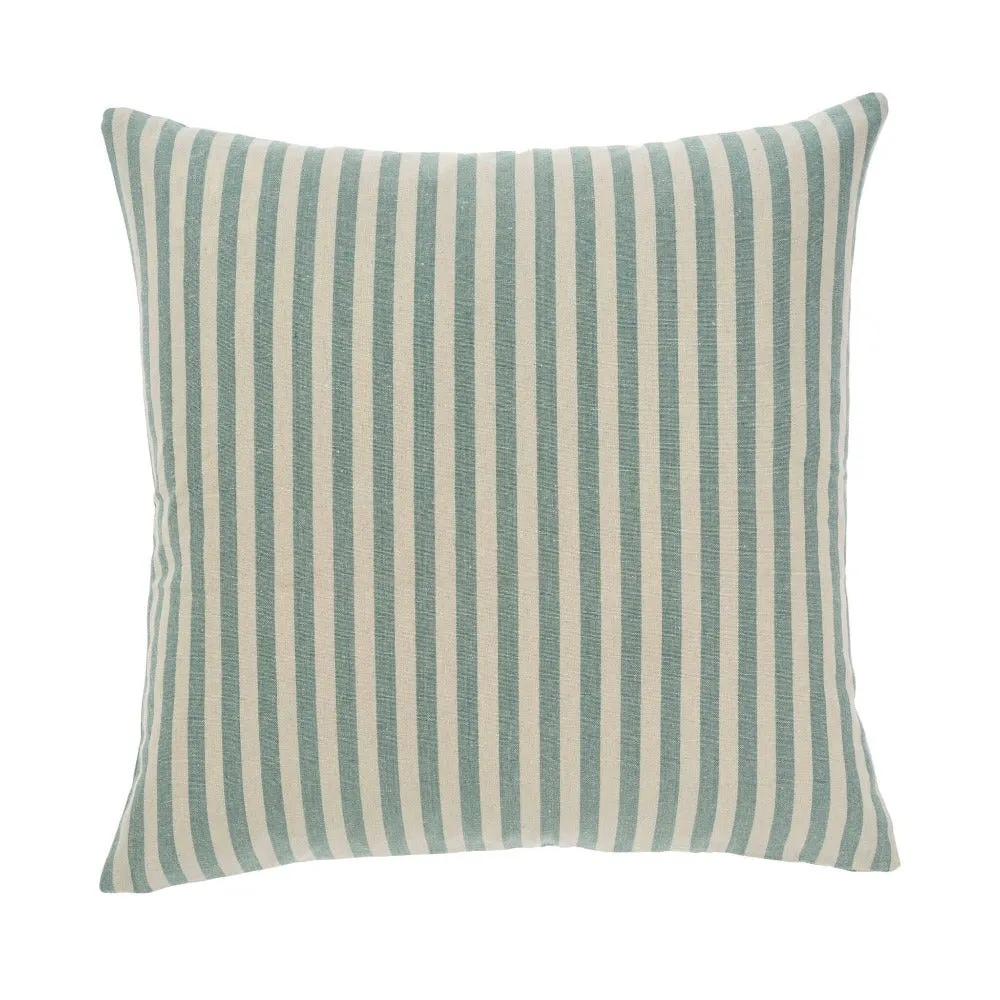 Lucia Aqua Stripe Pillow