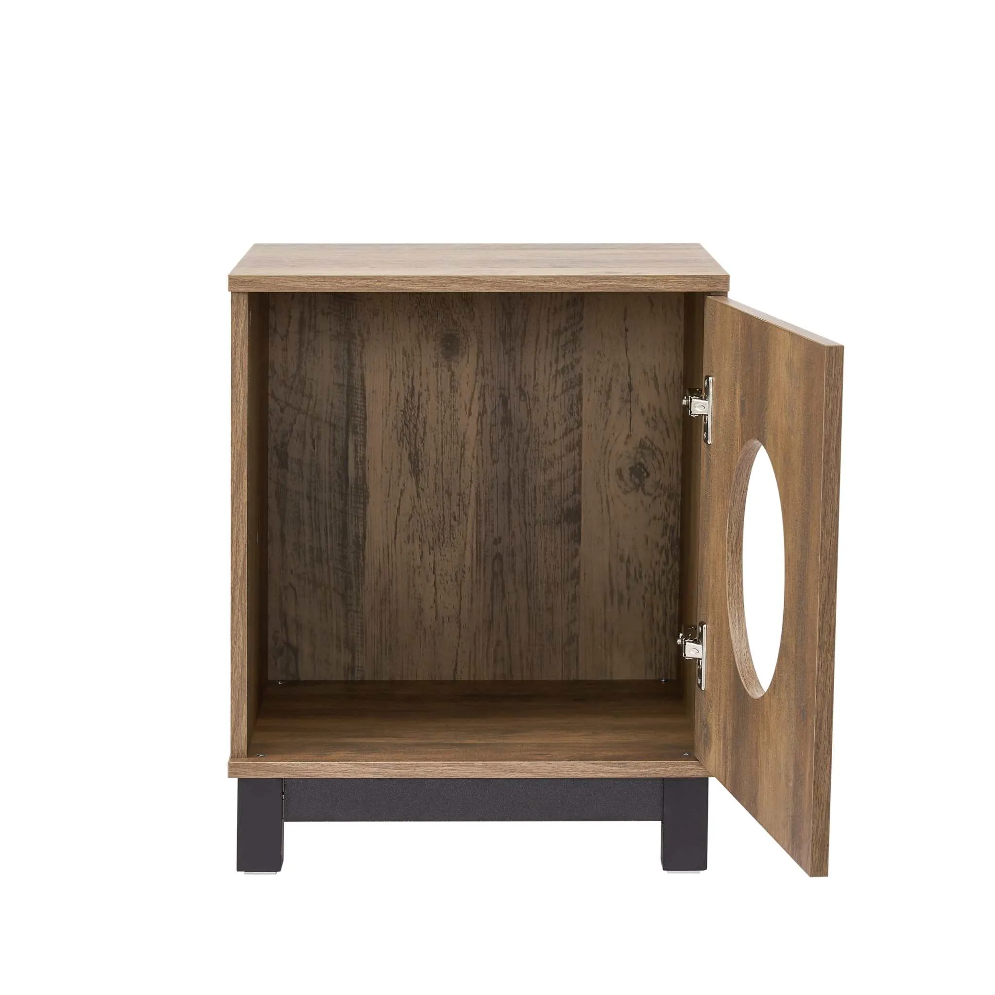 MerryLuk Bronx Bedside Table and Pet End Tables Bundle