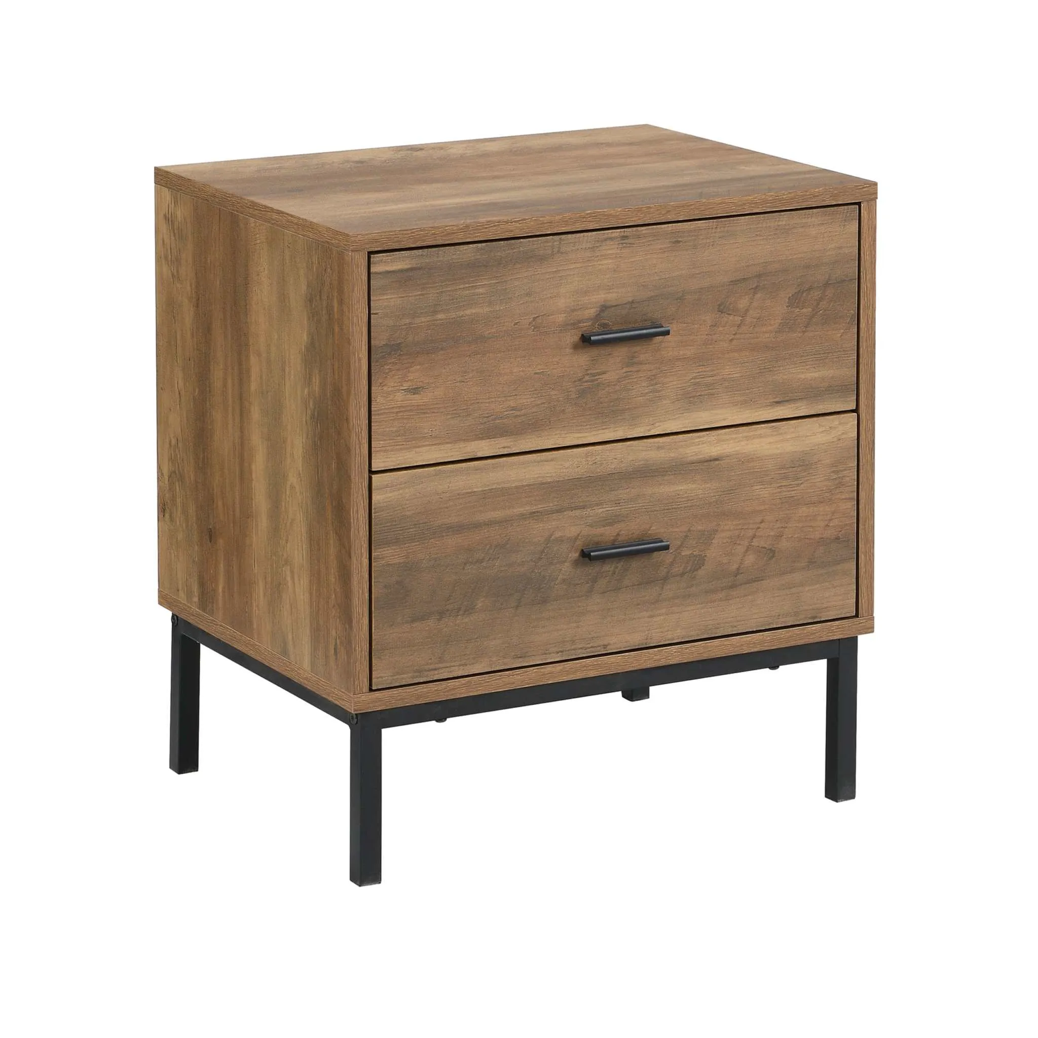 MerryLuk Bronx Bedside Table and Pet End Tables Bundle