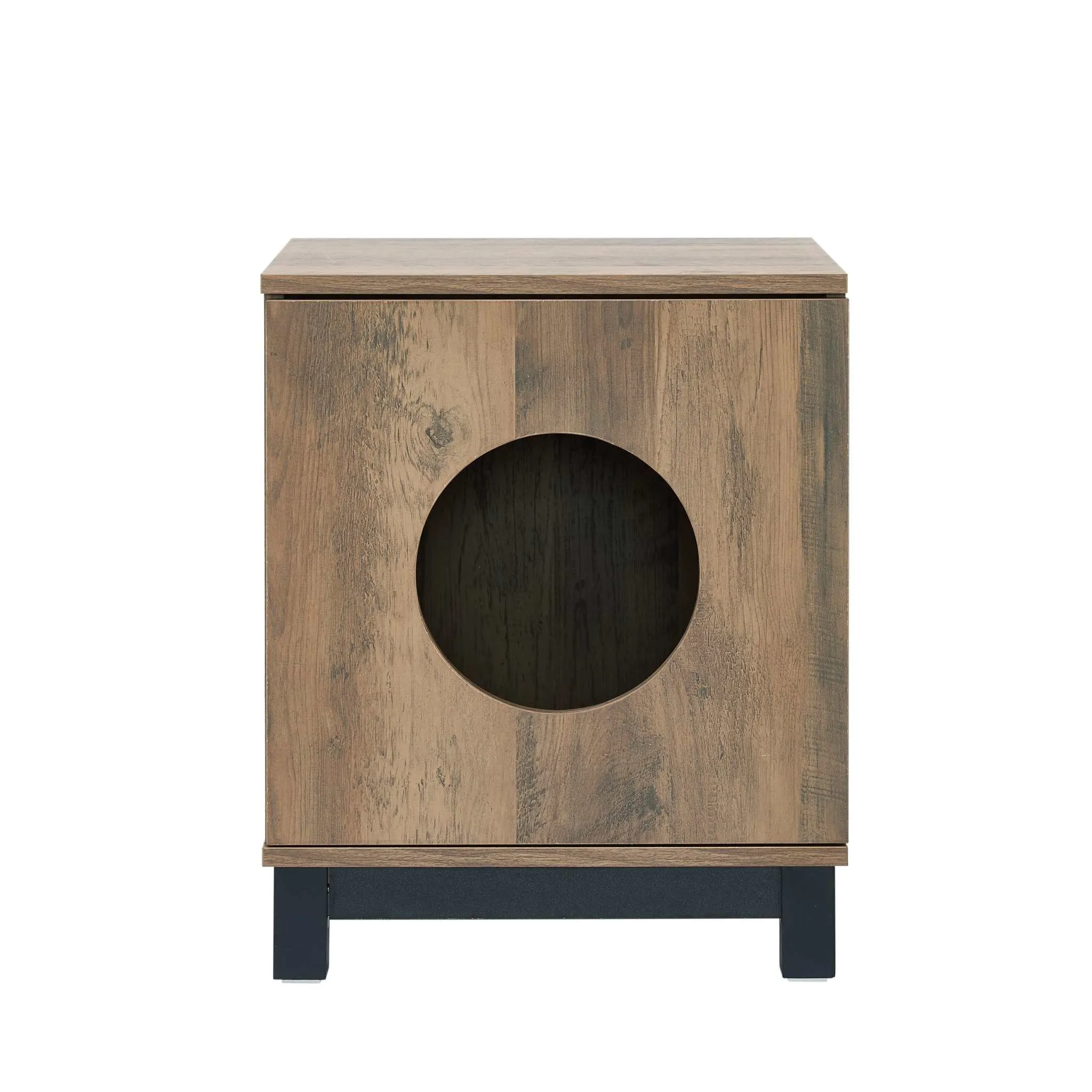 MerryLuk Bronx Bedside Table and Pet End Tables Bundle