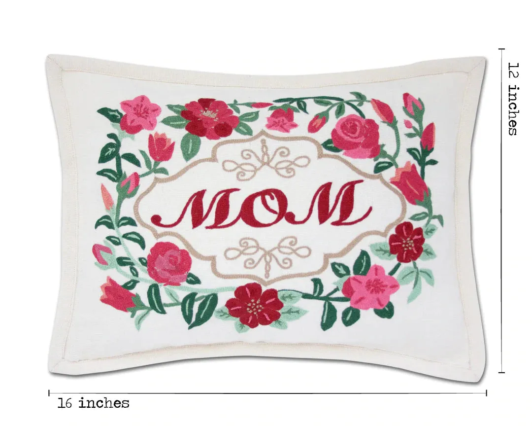 MOM LOVE LETTERS PILLOW BY CATSTUDIO