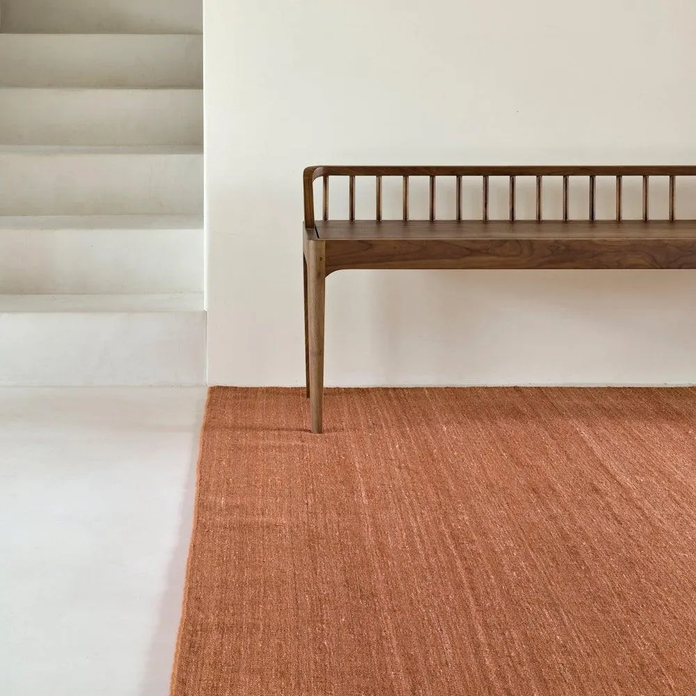 Nomad Kilim Rug - Terracotta