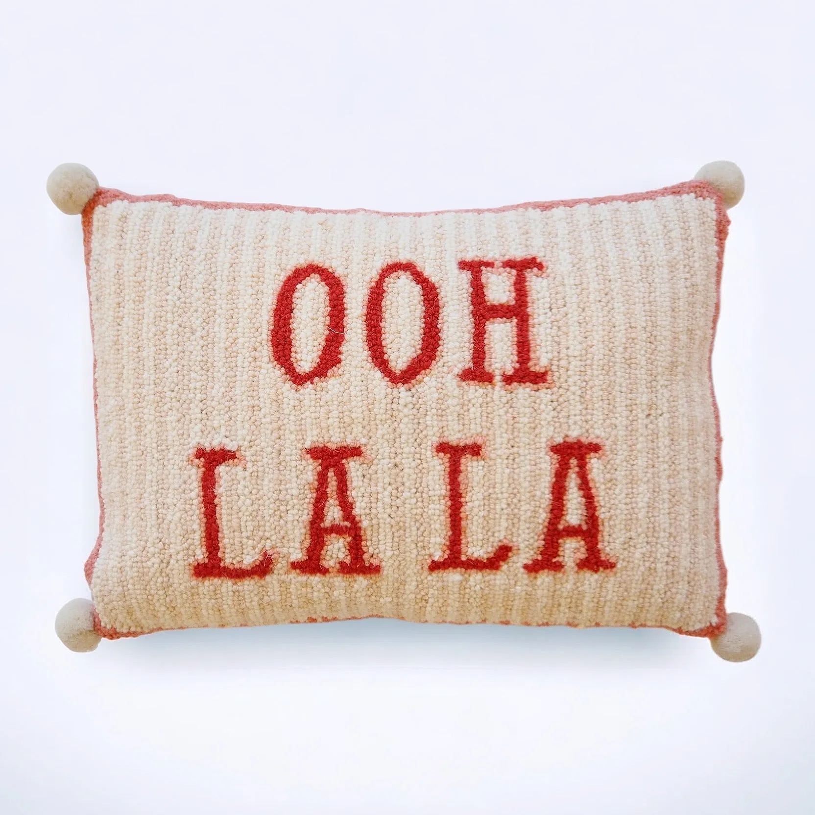 Ooh La La Hooked Pillow