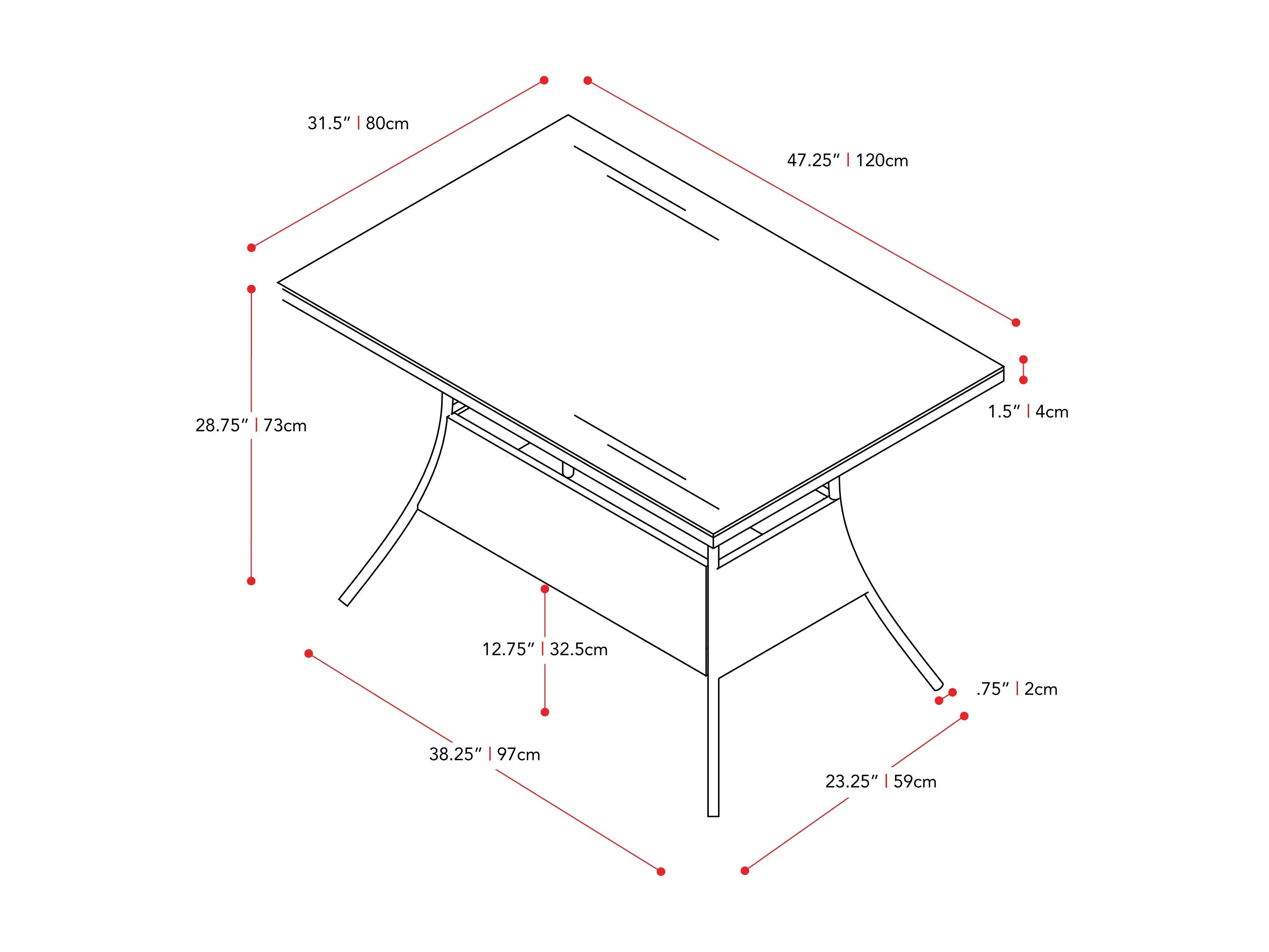 Patio Dining Set 5pc