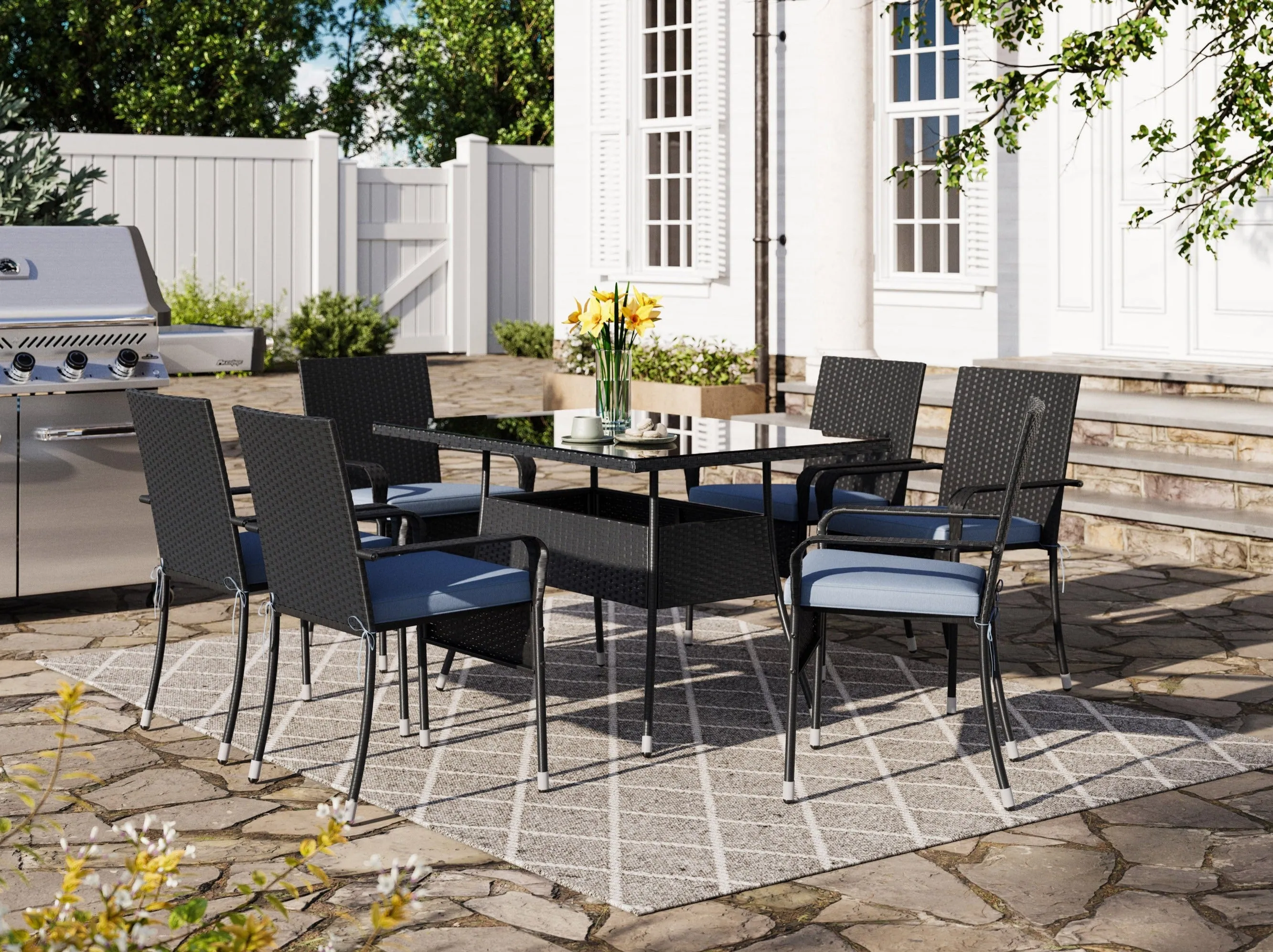 Patio Dining Set 7pc