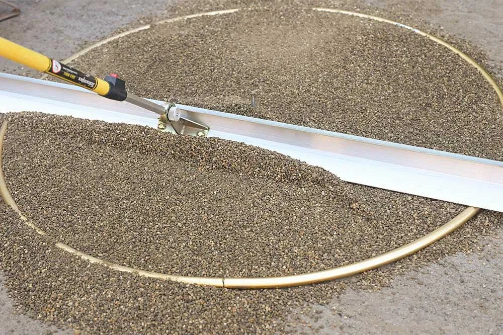 Quick-E-Radius Screed Rails