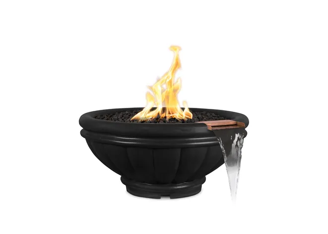 Roma Concrete Fire & Water Bowl