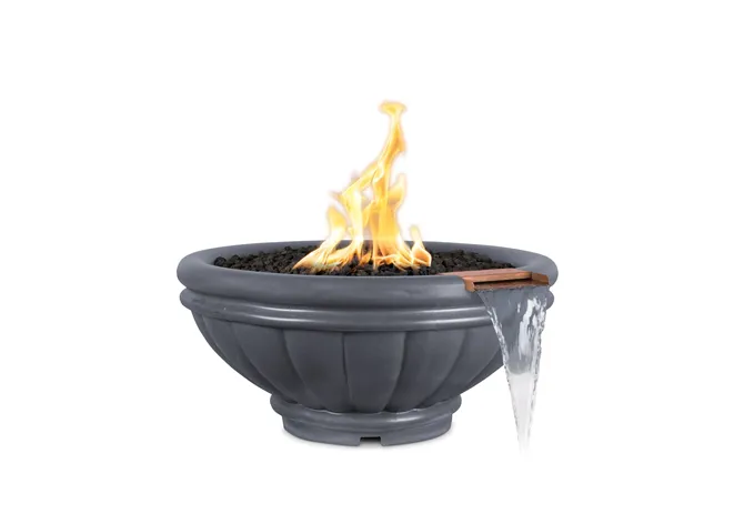 Roma Concrete Fire & Water Bowl