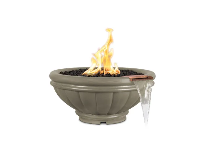 Roma Concrete Fire & Water Bowl