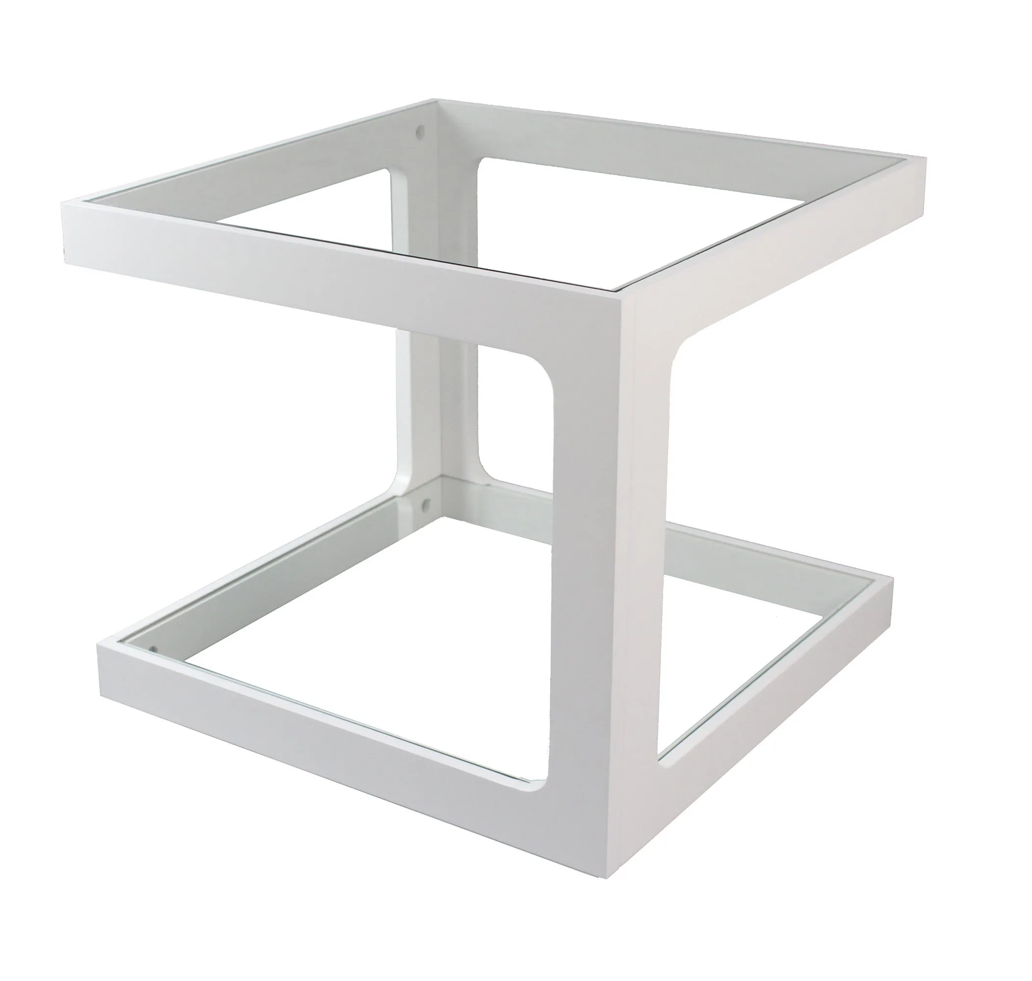 Rossini 2-Tier Side Table/Coffee Table (White)