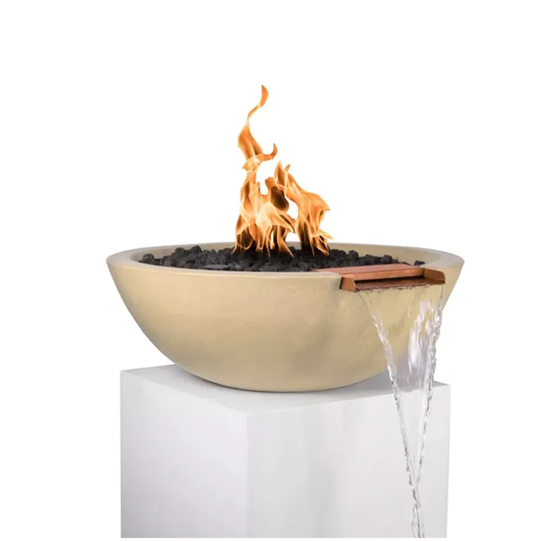 Sedona Concrete Fire & Water Bowl