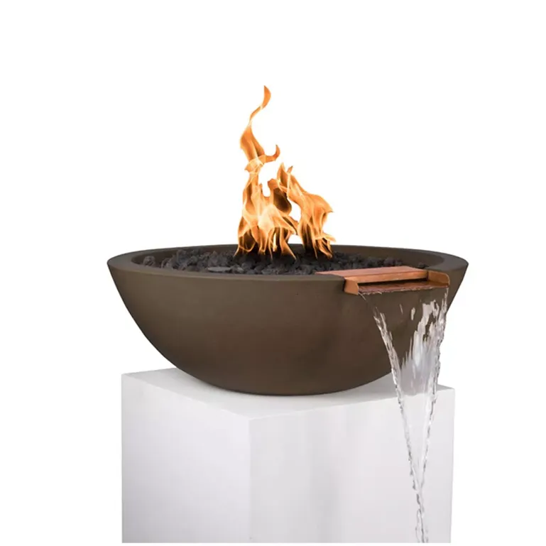 Sedona Concrete Fire & Water Bowl