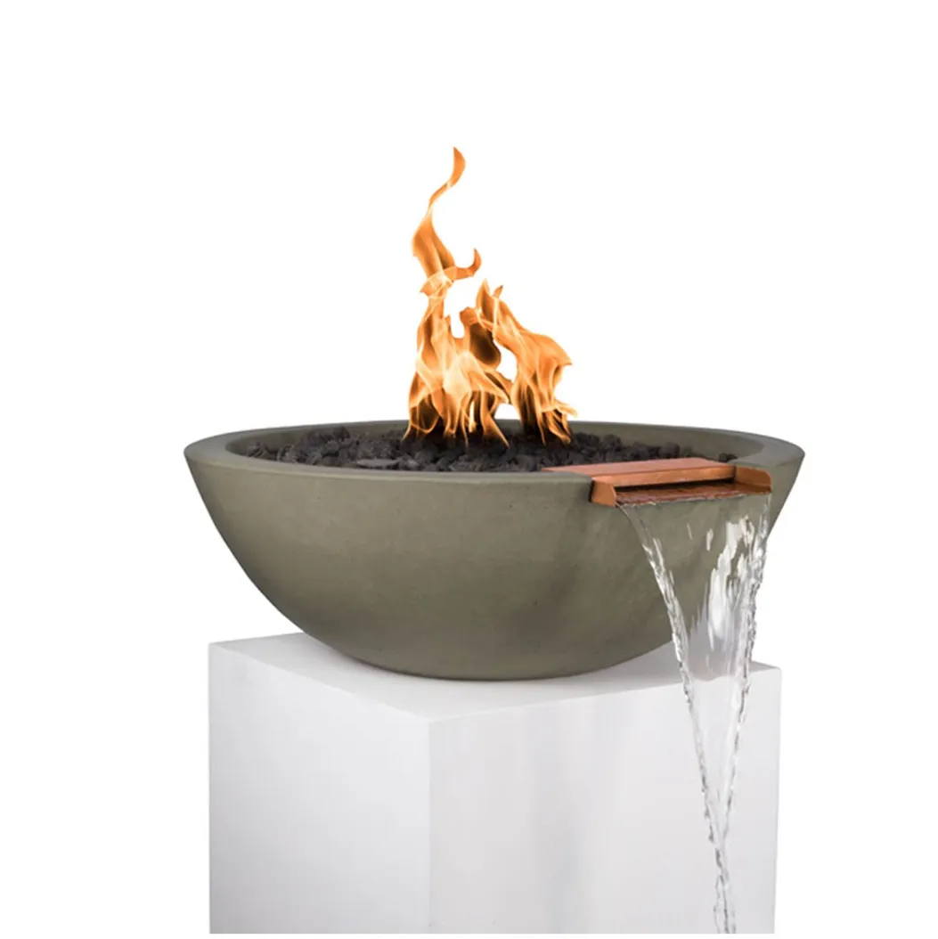 Sedona Concrete Fire & Water Bowl