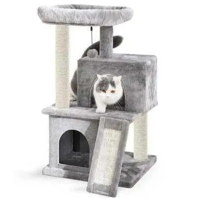 Sky City Kitty Castle: Ultimate 5-Tier Cat Playground - Sturdy, Stylish, and Royal 🐱