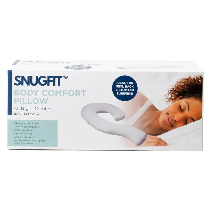 Ultimate Snugfit Full-Body Comfort Pillow for Restful Sleep