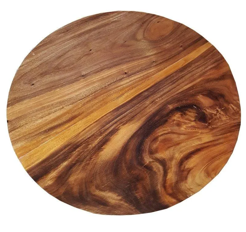 Suar Live Edge Round Coffee Table - 40"