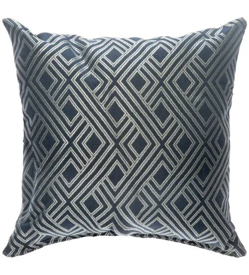 Sunbrella 24"X24" Square Throw Pillow - Integrated Indigo