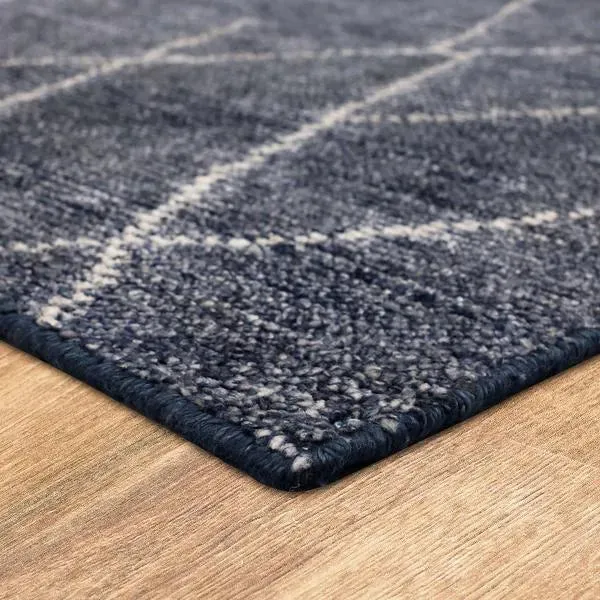 Tangier RG192 3259 Spartel Blue Steel Rug