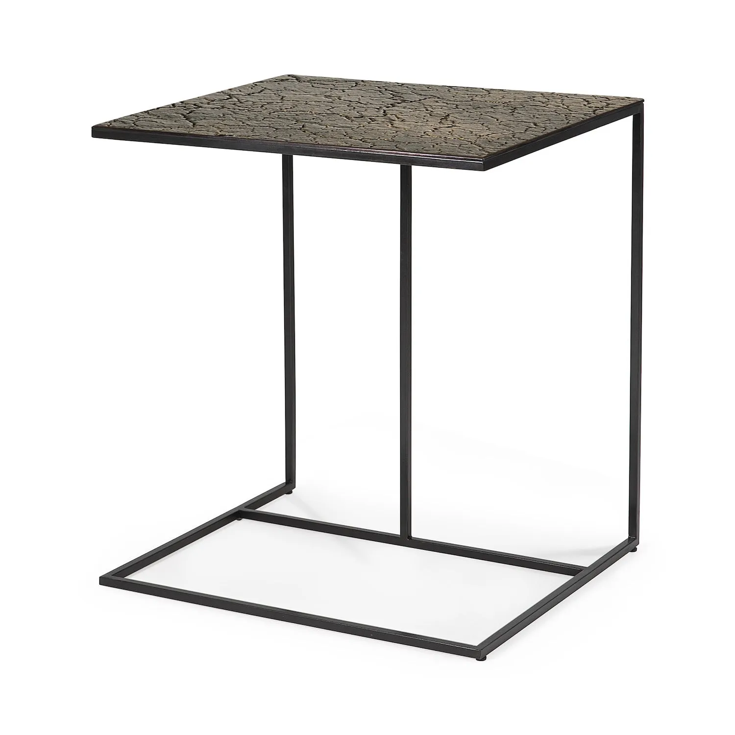 Triptic Side Table - Lava - Whisky