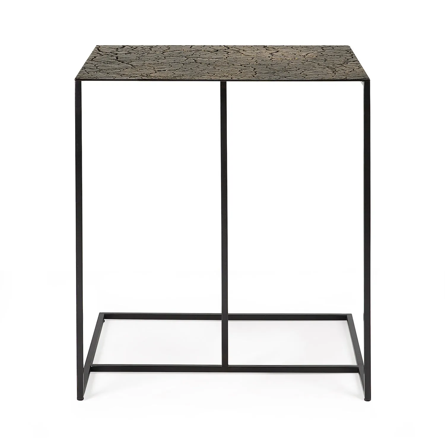 Triptic Side Table - Lava - Whisky