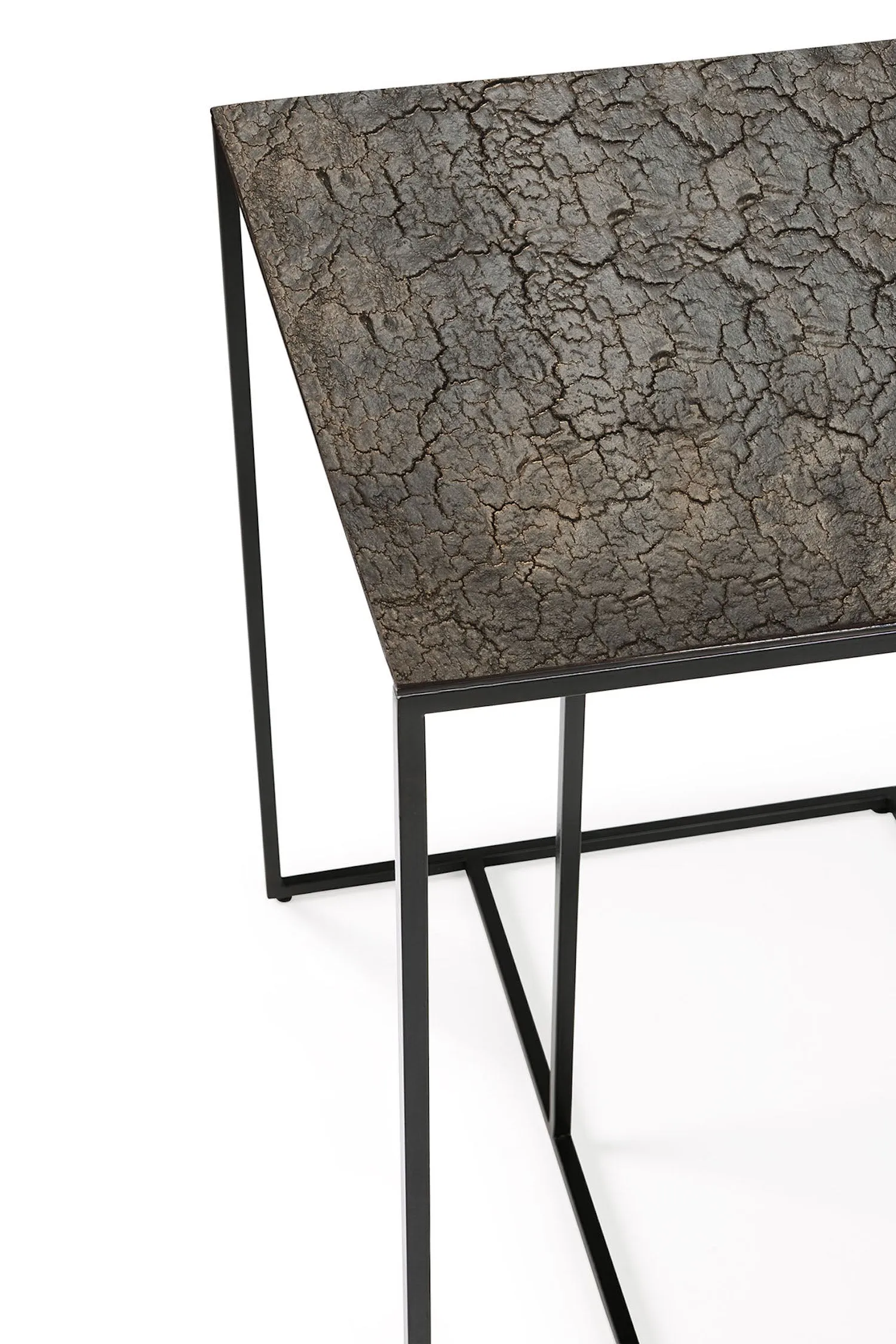 Triptic Side Table - Lava - Whisky