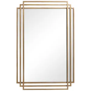 Uttermost Amherst Brushed Gold Mirror