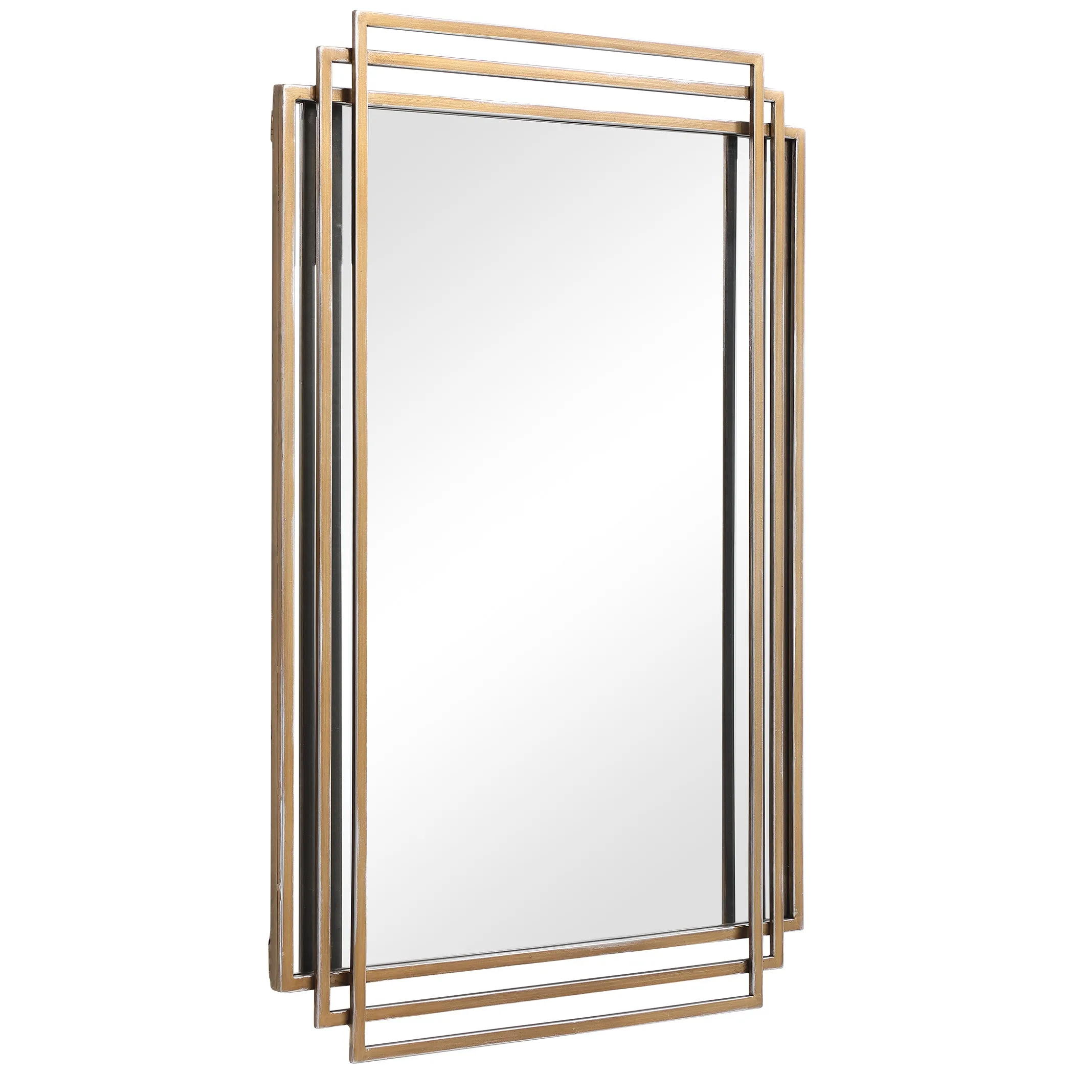 Uttermost Amherst Brushed Gold Mirror