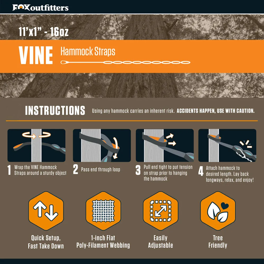 Vine: Premium Hammock Straps