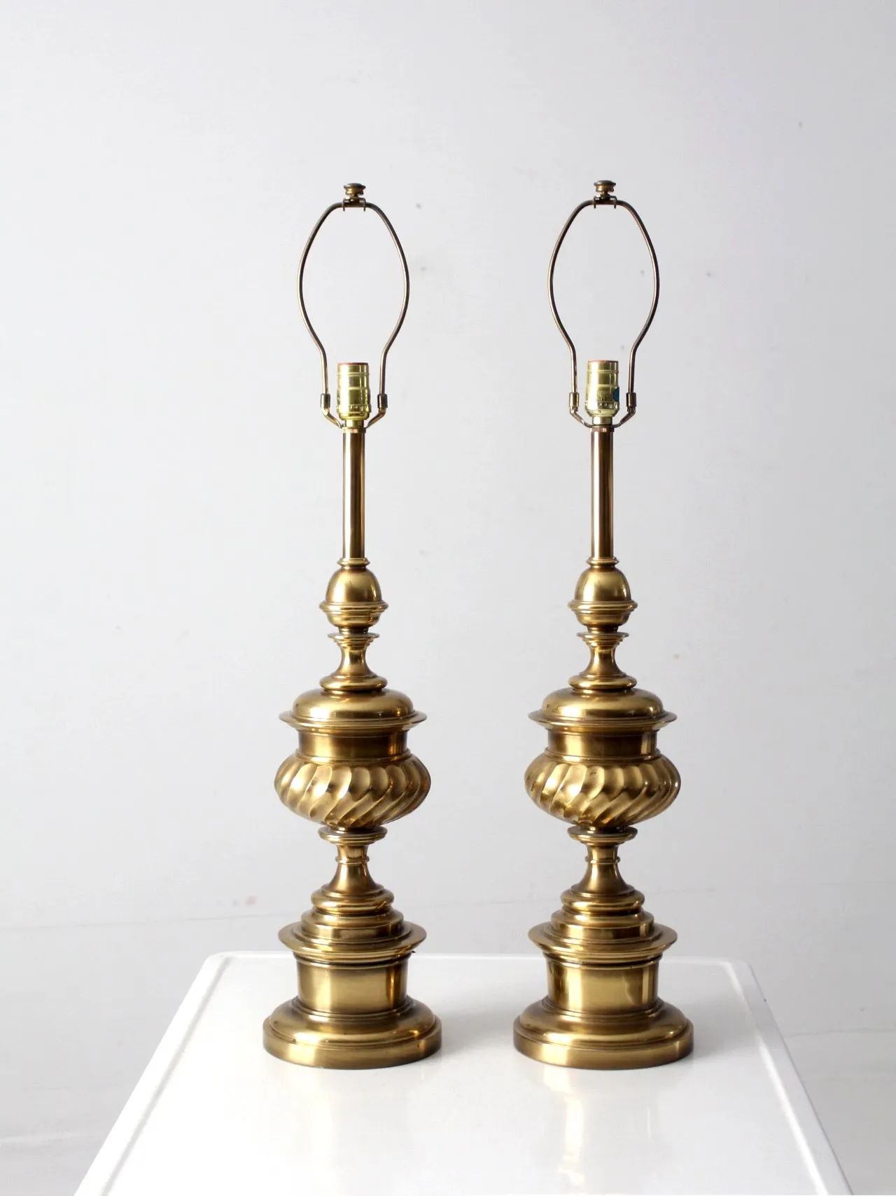 vintage brass table lamps