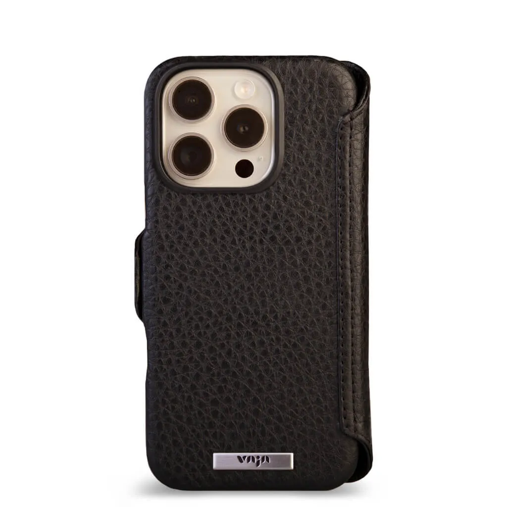 Wallet - iPhone 16 Pro leather case V-Mag