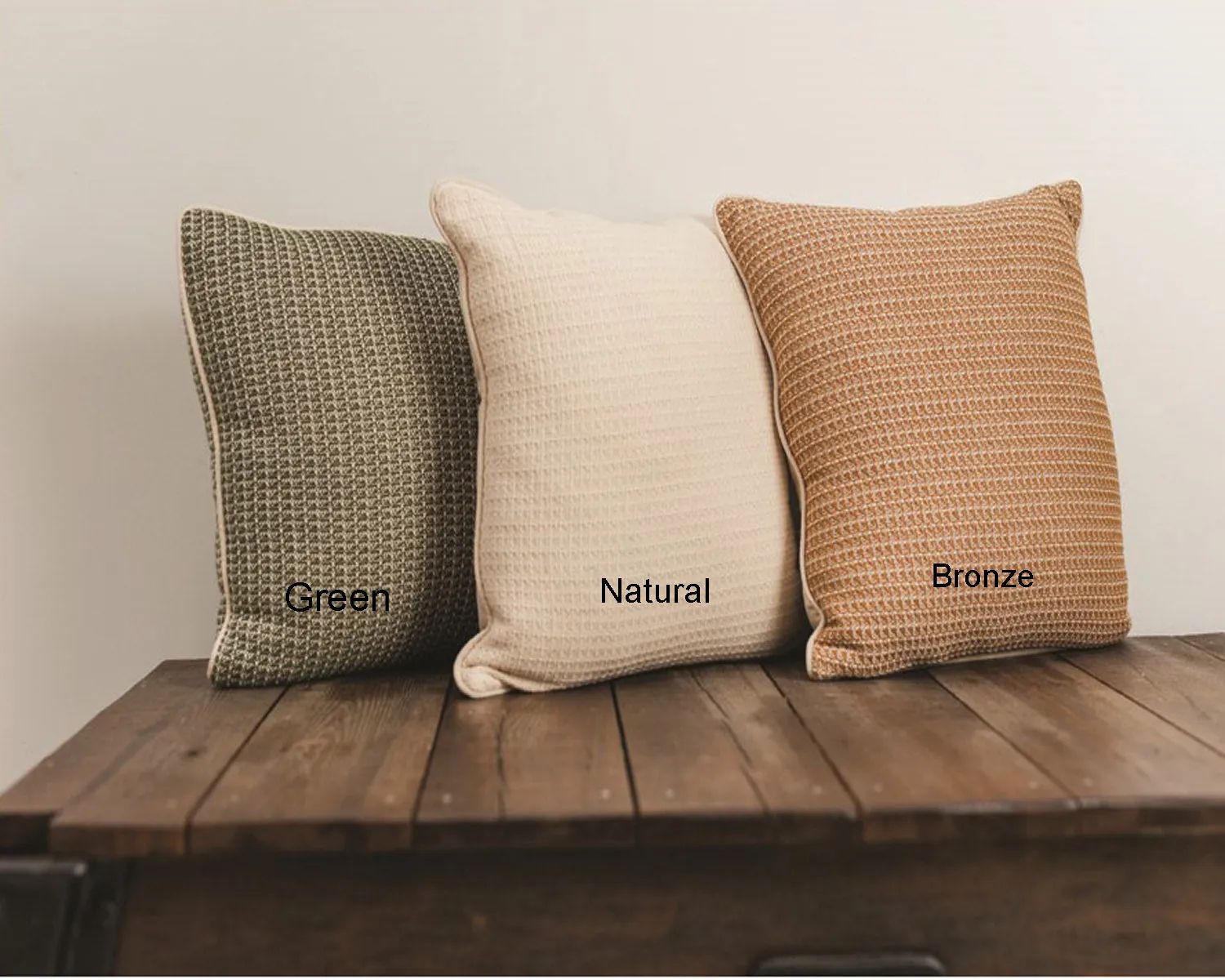 Zig Zag Woven Cotton Pillows|3 Color Patterns