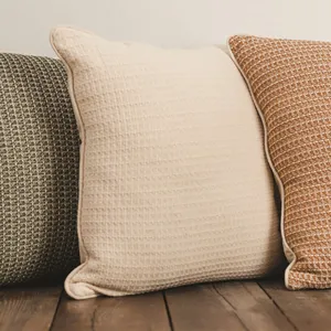 Zig Zag Woven Cotton Pillows|3 Color Patterns