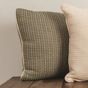 Zig Zag Woven Cotton Pillows|3 Color Patterns